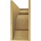 Ekena Millwork 10"W x 30"D x 20"H Classic New Brighton Rough Cedar Woodgrain TimberThane Corbel, Primed Tan CORUR10X30X20NEBRCPR - alternate 5